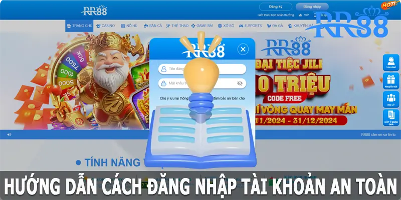 Hướng dẫn cách đăng nhập RR88 an toàn