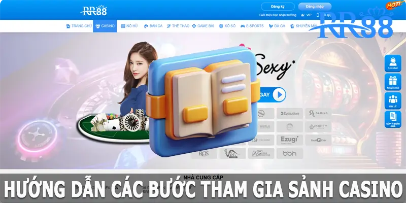 Hướng dẫn khởi đầu cuộc phiêu lưu cá cược tại casino RR88