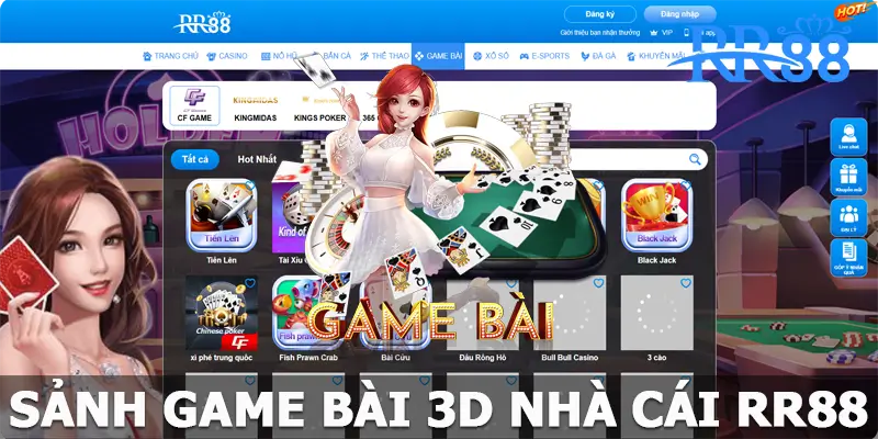 Game Bài 3D RR88 - Sự Lựa Chọn Lý Tưởng Của Mọi Người Chơi