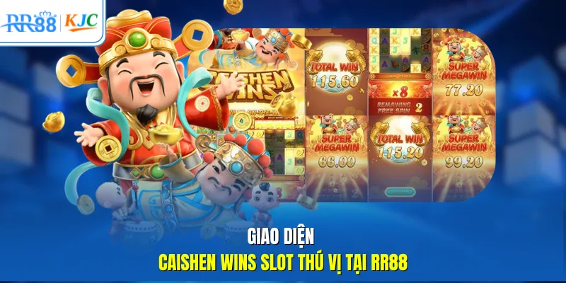 Giao diện Caishen Wins Slot thú vị tại RR88